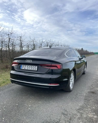 Audi A5 cena 99000 przebieg: 52000, rok produkcji 2018 z Brodnica małe 562